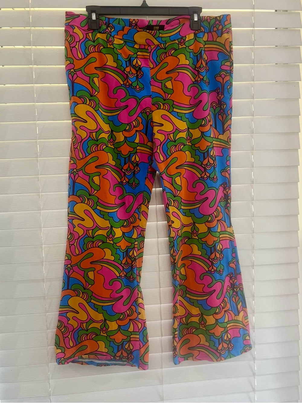 Nooworks Auderpopz Flare Pants Size 2X Psychedelic Retro - Picture 2 of 9